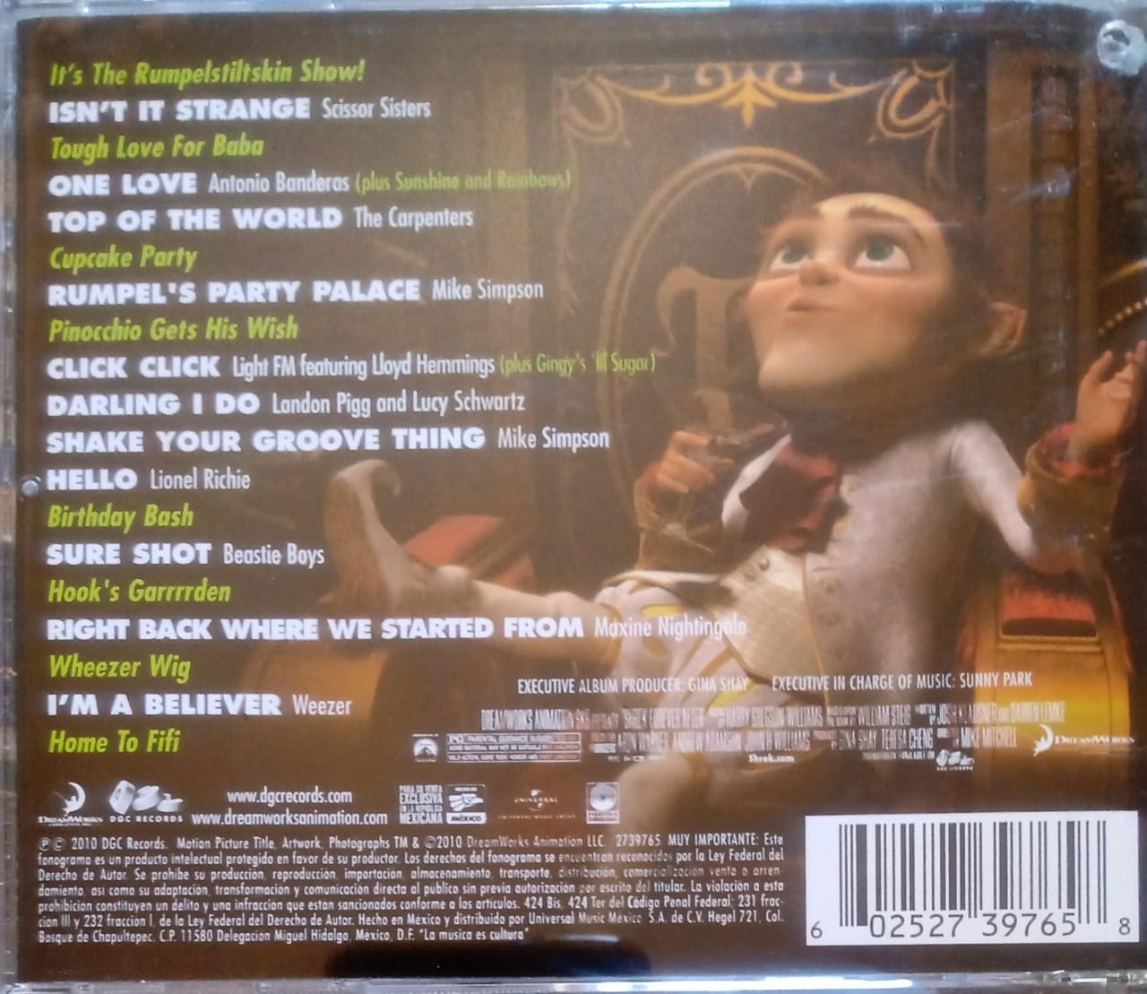 Shrek Forever After – Ost Soundtrack (CD en excelente estado)