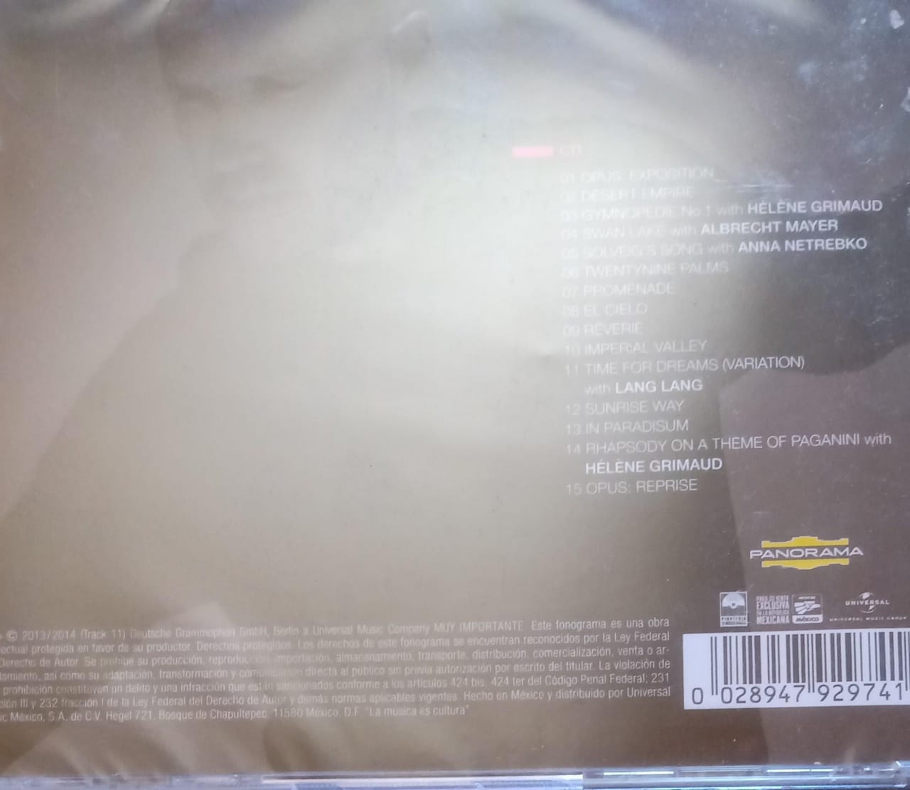 Schiller – Opus (CD nuevo).