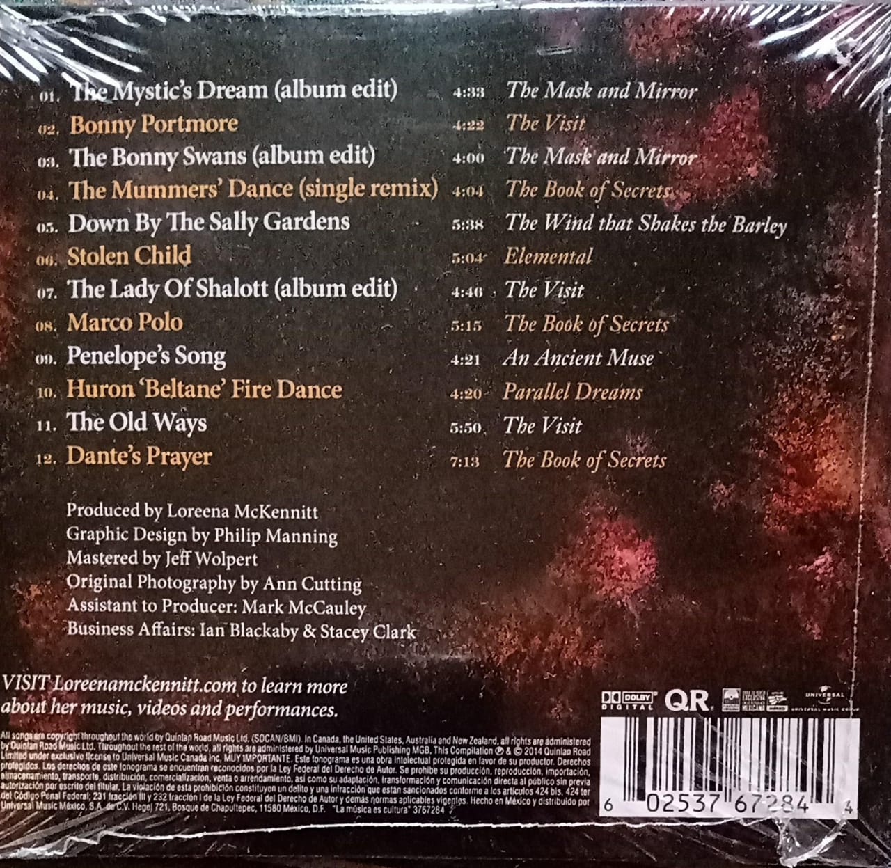 Loreena McKennitt – The Journey So Far - The Best Of - Cd nuevo.