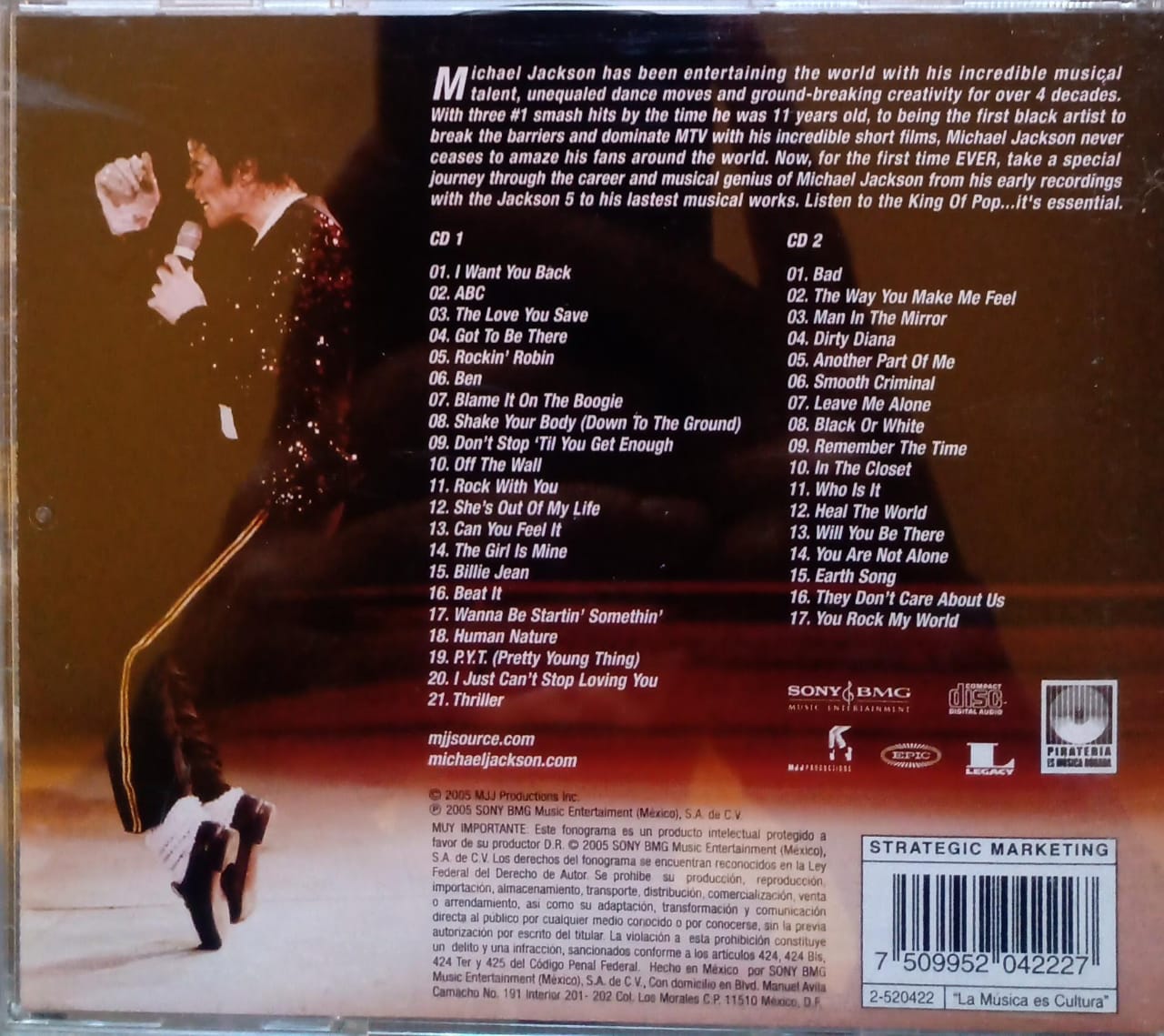 Michael Jackson – The Essential Michael Jackson. Cd doble excelente estado.