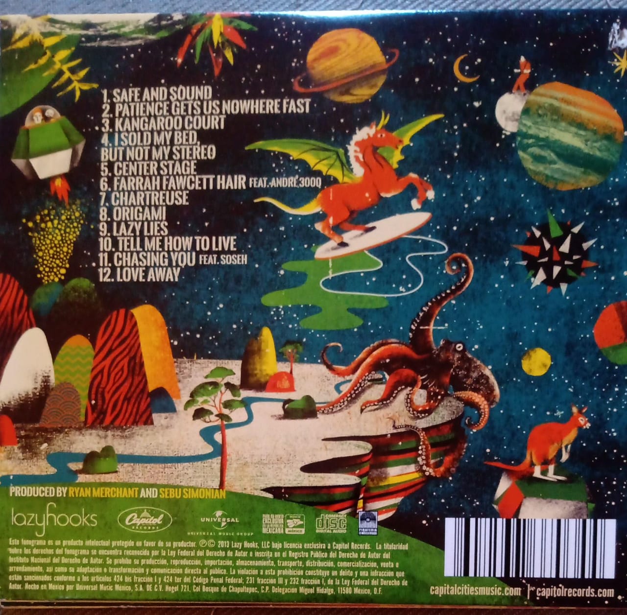 Capital Cities – In a Tidal Wave of Mystery (CD en excelente estado).