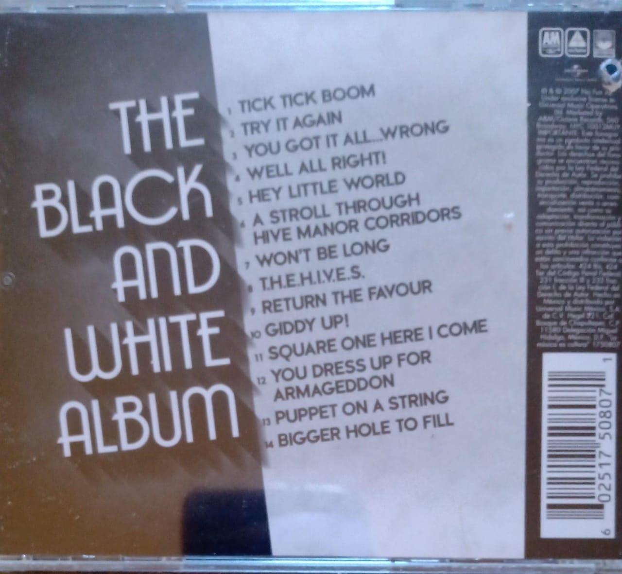 The Hives – The Black and White Album (CD nuevo).