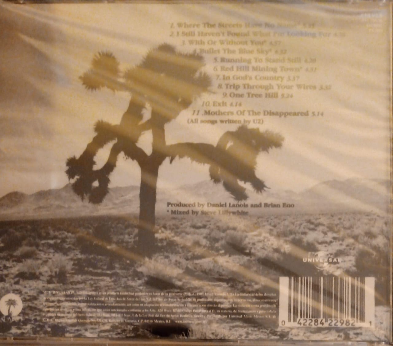 U2 – The Joshua Tree (CD nuevo).