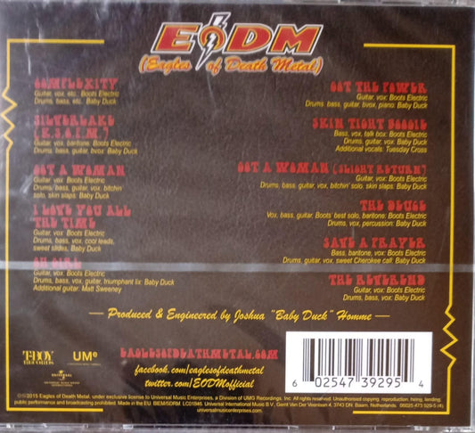 Eagles of Death Metal – Zipper Down CD nuevo · IMPORTADO 🇺🇸.
