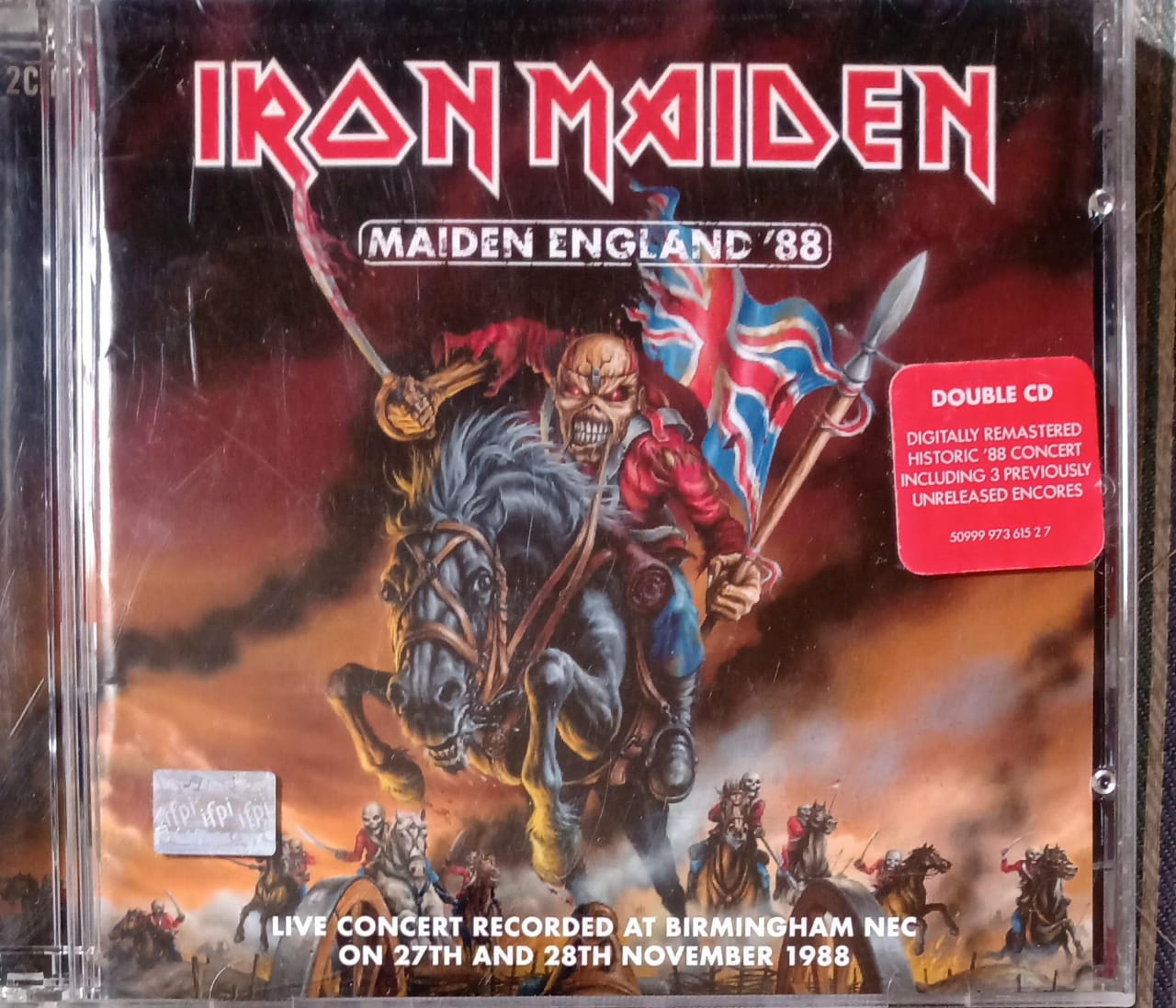 Iron Maiden – Maiden England '88. Cd doble excelente estado.