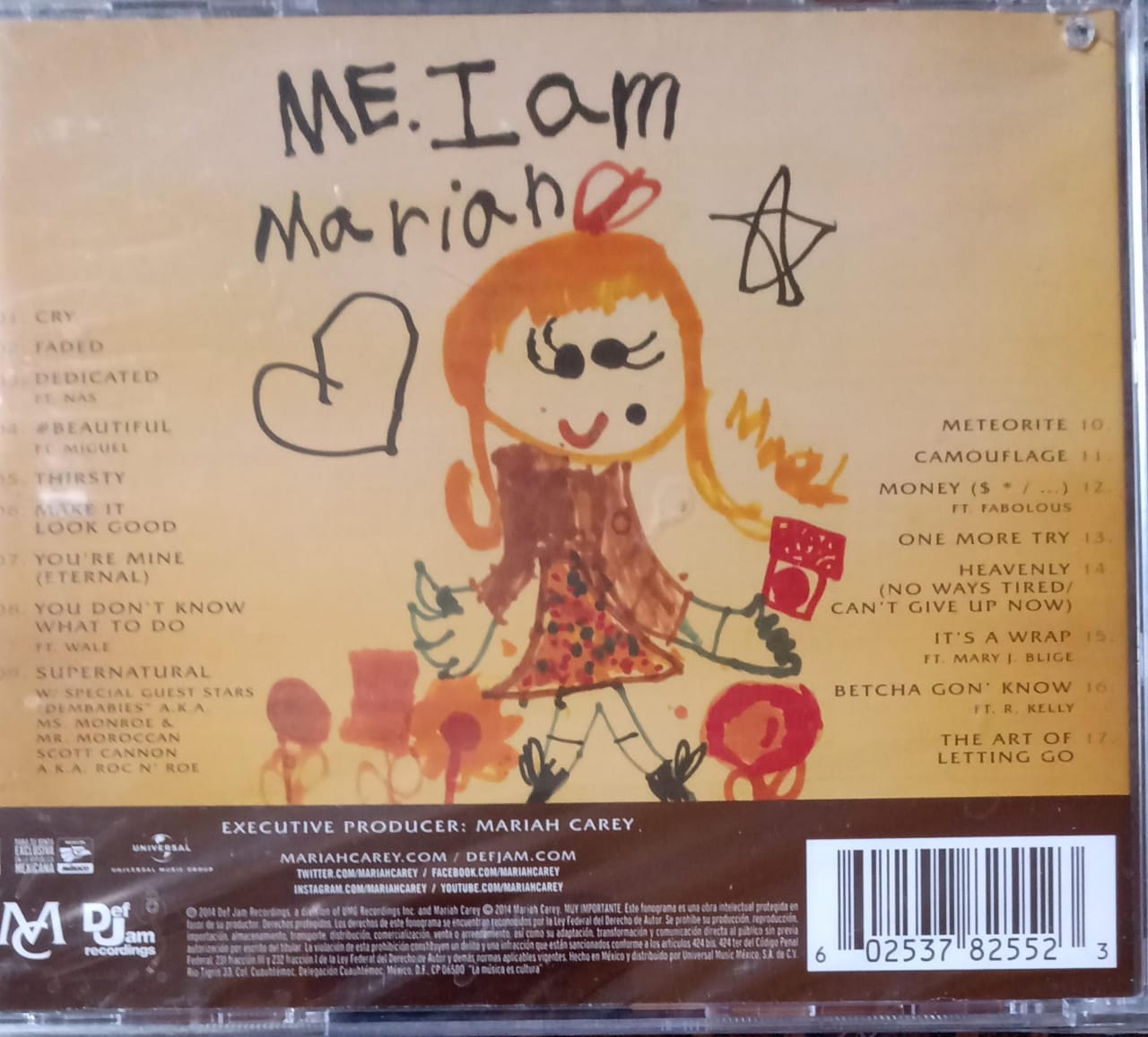 Mariah Carey – Me. I Am Mariah... The Elusive Chanteuse (CD nuevo).