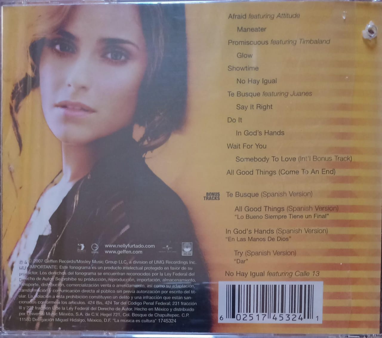 Nelly Furtado – Loose (CD en excelente estado).