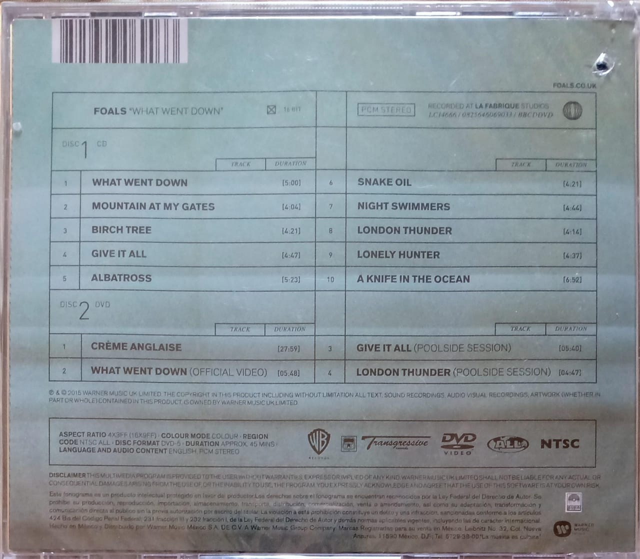 Foals – What Went Down (CD doble nuevo).