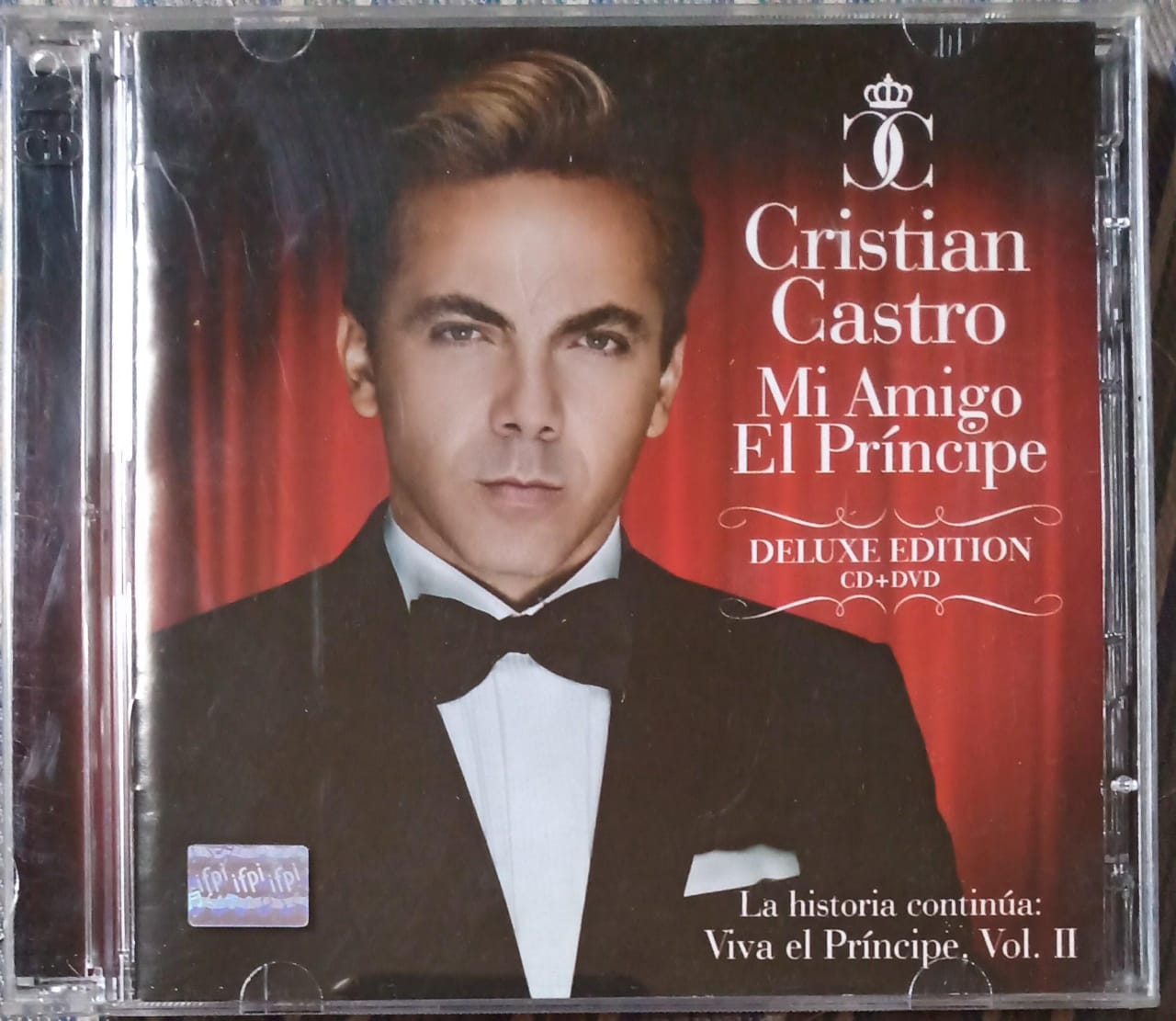 Cristian Castro – Mi Amigo El Príncipe (La Historia Continúa: Viva El Príncipe. Vol. II). Cd y DVD en buen estado.