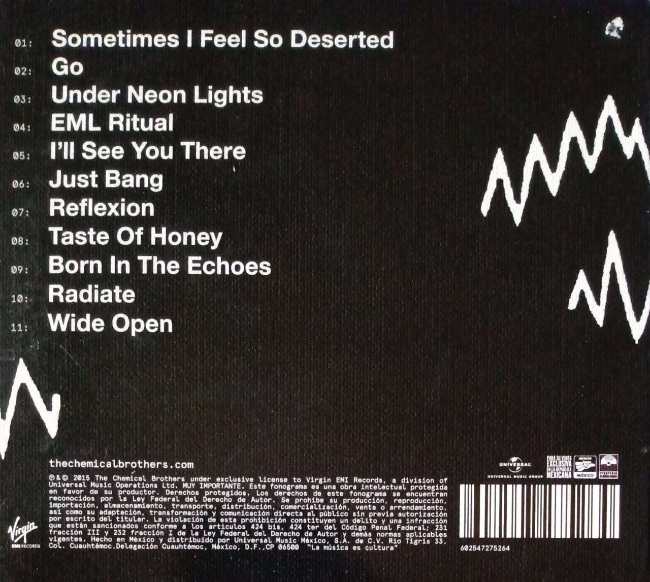 The Chemical Brothers – Born in the Echoes (CD en excelente estado).