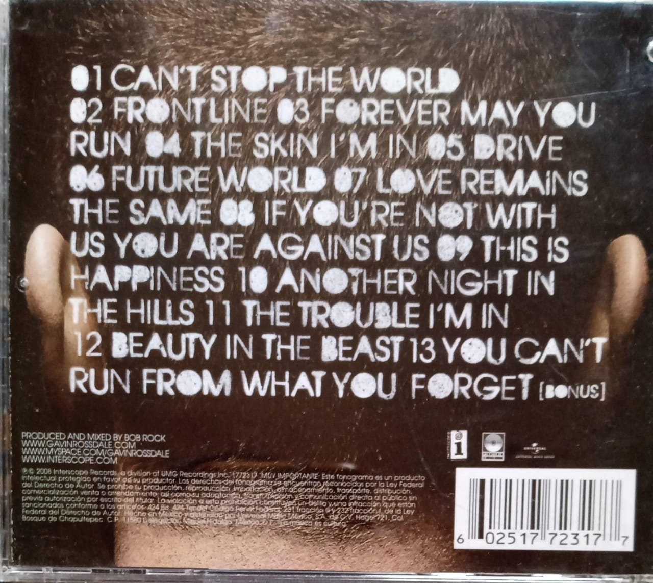 Gavin Rossdale – Wanderlust (CD en excelente estado).