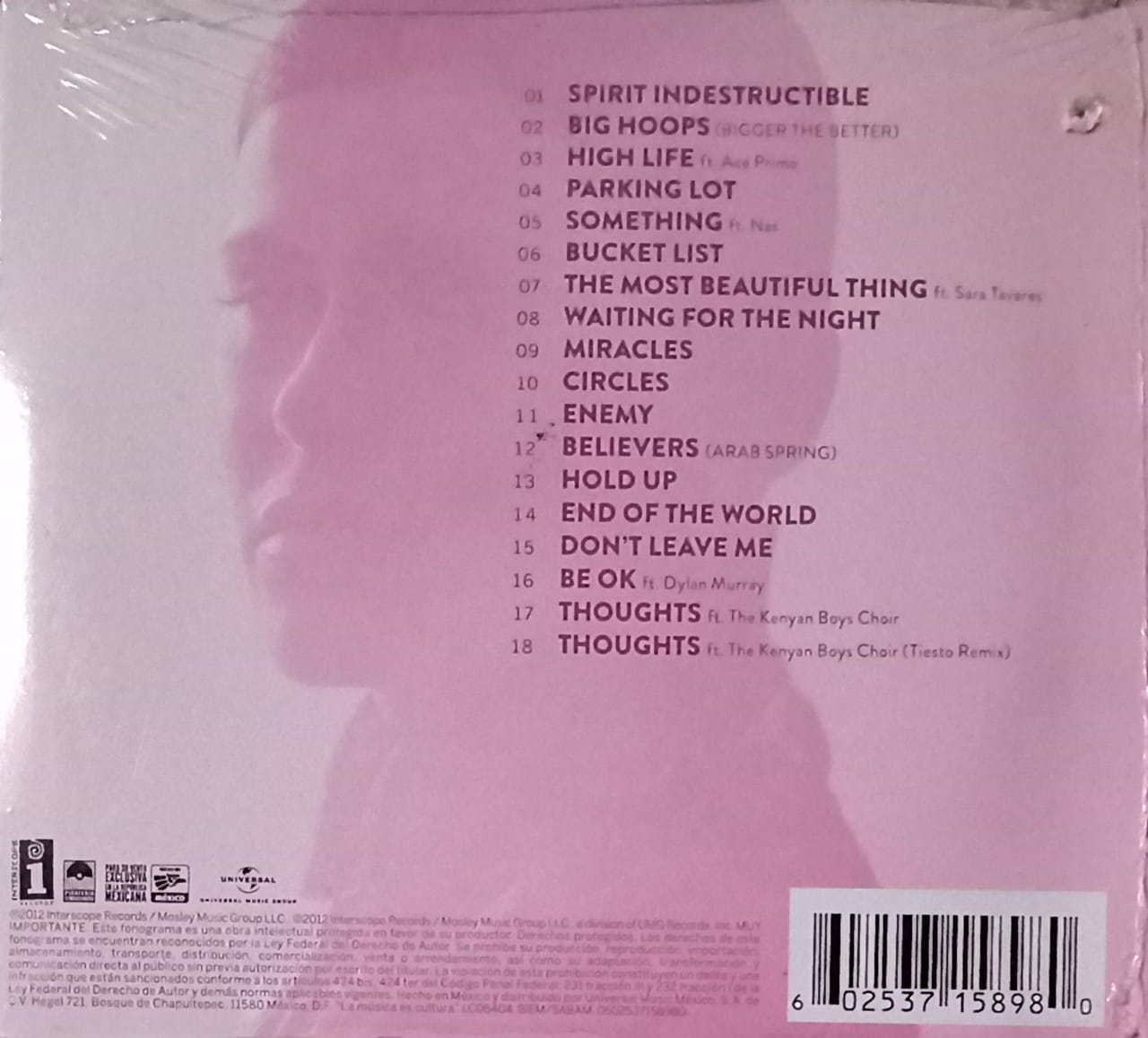 Nelly Furtado – The Spirit Indestructible. Cd nuevo.