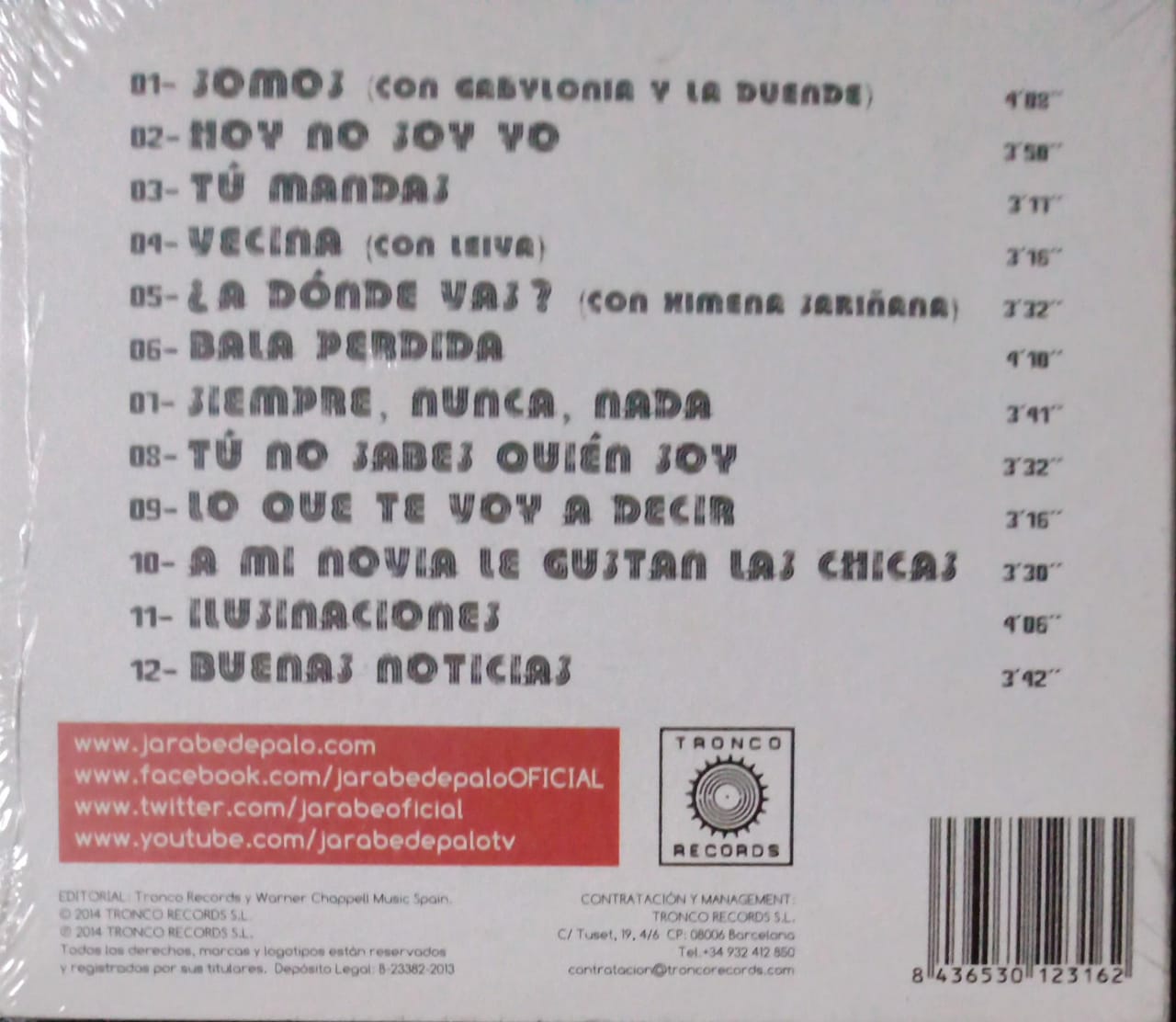 Jarabe De Palo – Somos. Cd nuevo.