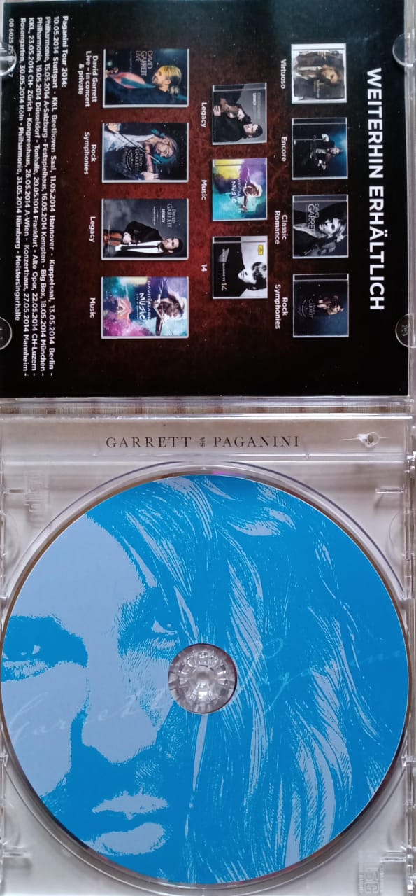David Garrett – Garrett vs. Paganini (CD en excelente estado).