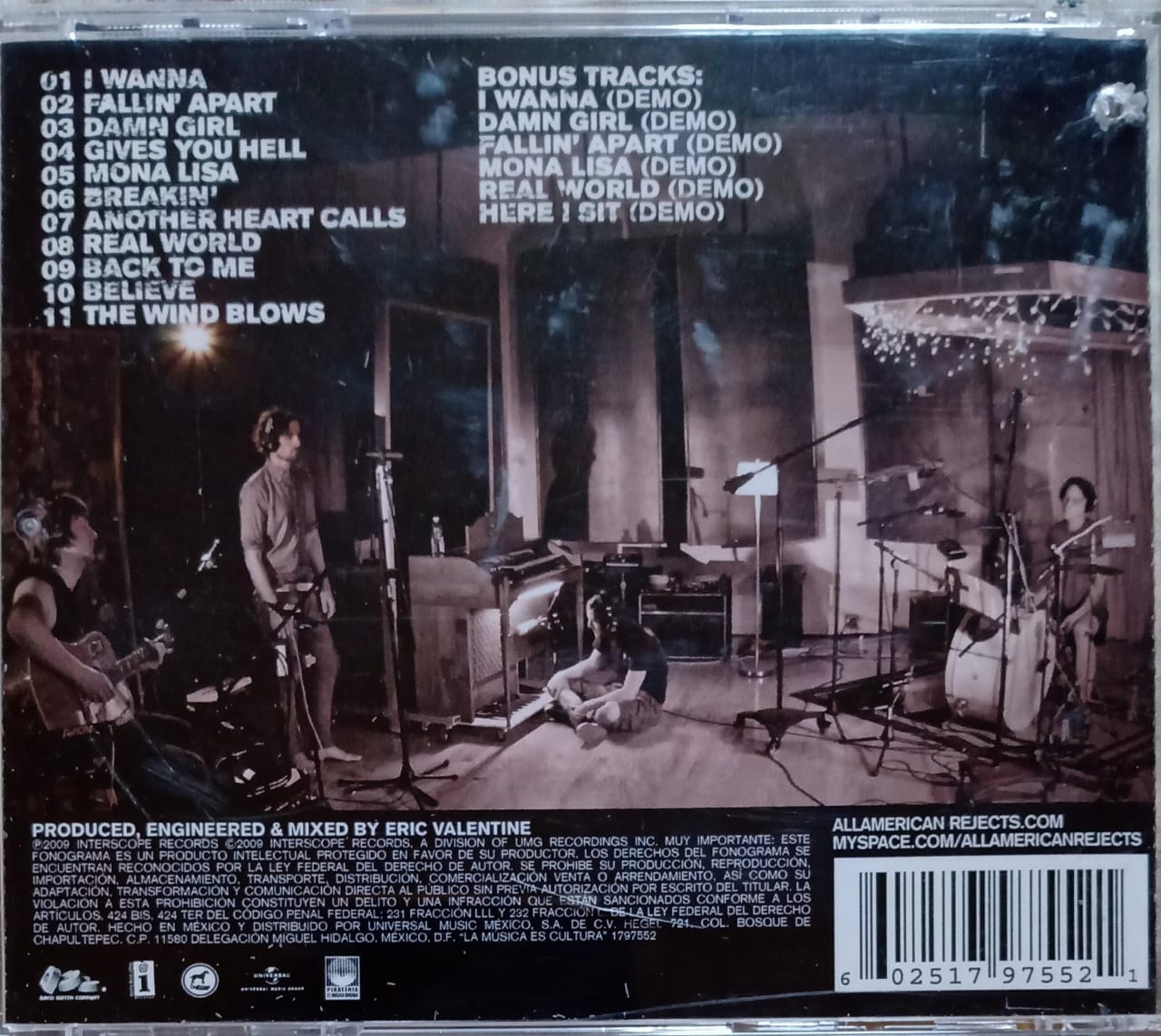 The All-American Rejects – When the World Comes Down (CD en excelente estado).