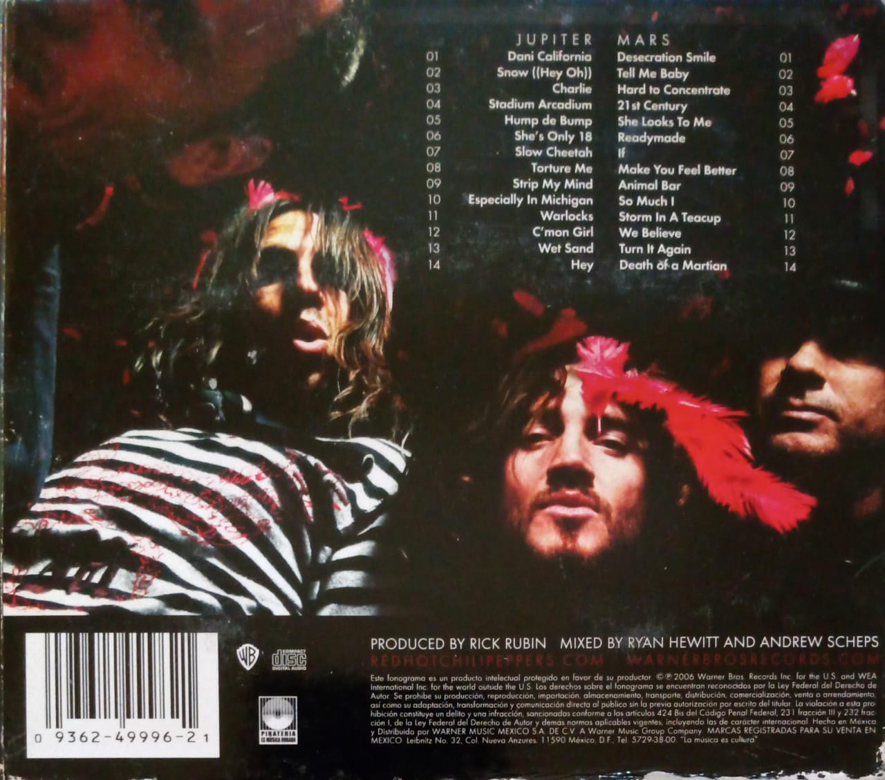Red Hot Chili Peppers – Stadium Arcadium CD doble en buen estado.