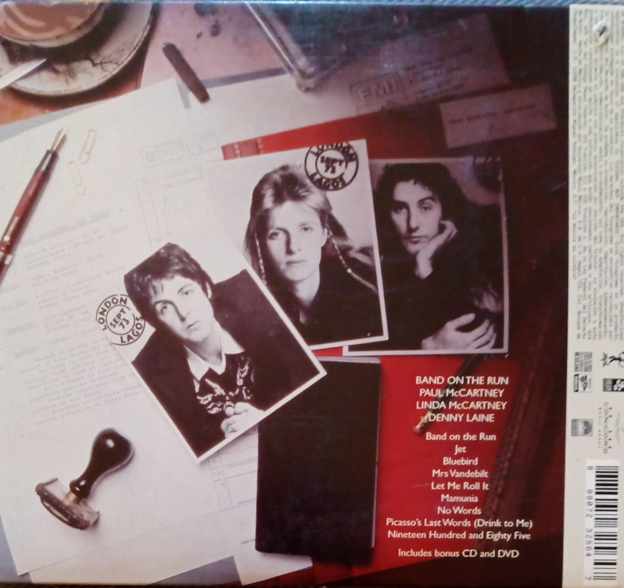 Paul McCartney & Wings – Band on the Run (CD triple en buen estado).