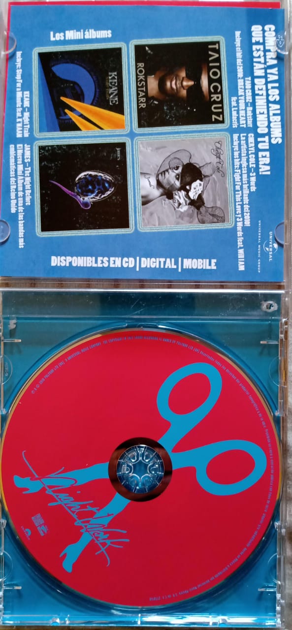 Scissor Sisters – Night Work. CD importado en excelente estado.