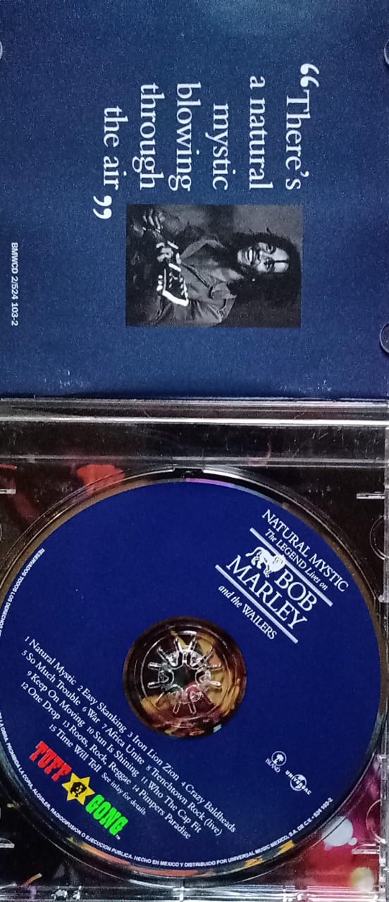 Bob Marley And The Wailers – Natural Mystic (The Legend Lives On). Cd excelente estado.
