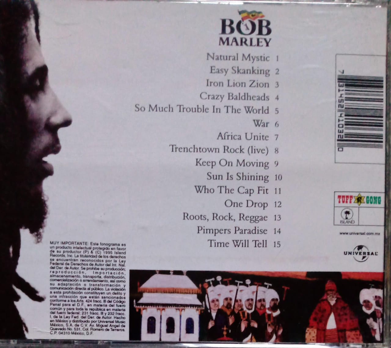 Bob Marley And The Wailers – Natural Mystic (The Legend Lives On). Cd excelente estado.