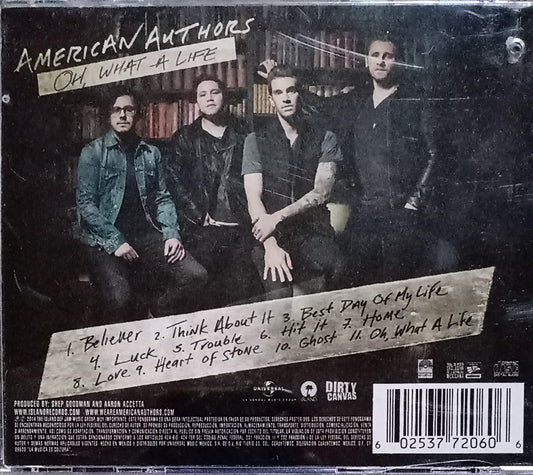 American Authors – Oh, What a Life (CD en buen estado).