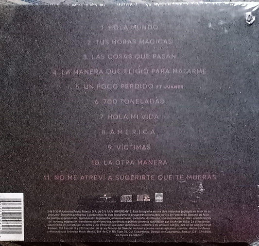 Tan Biónica – Hola Mundo. CD nuevo.