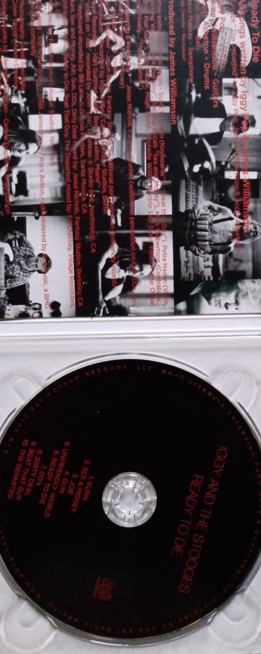 Iggy Pop & The Stooges – Ready to Die CD nacional en excelente estado.