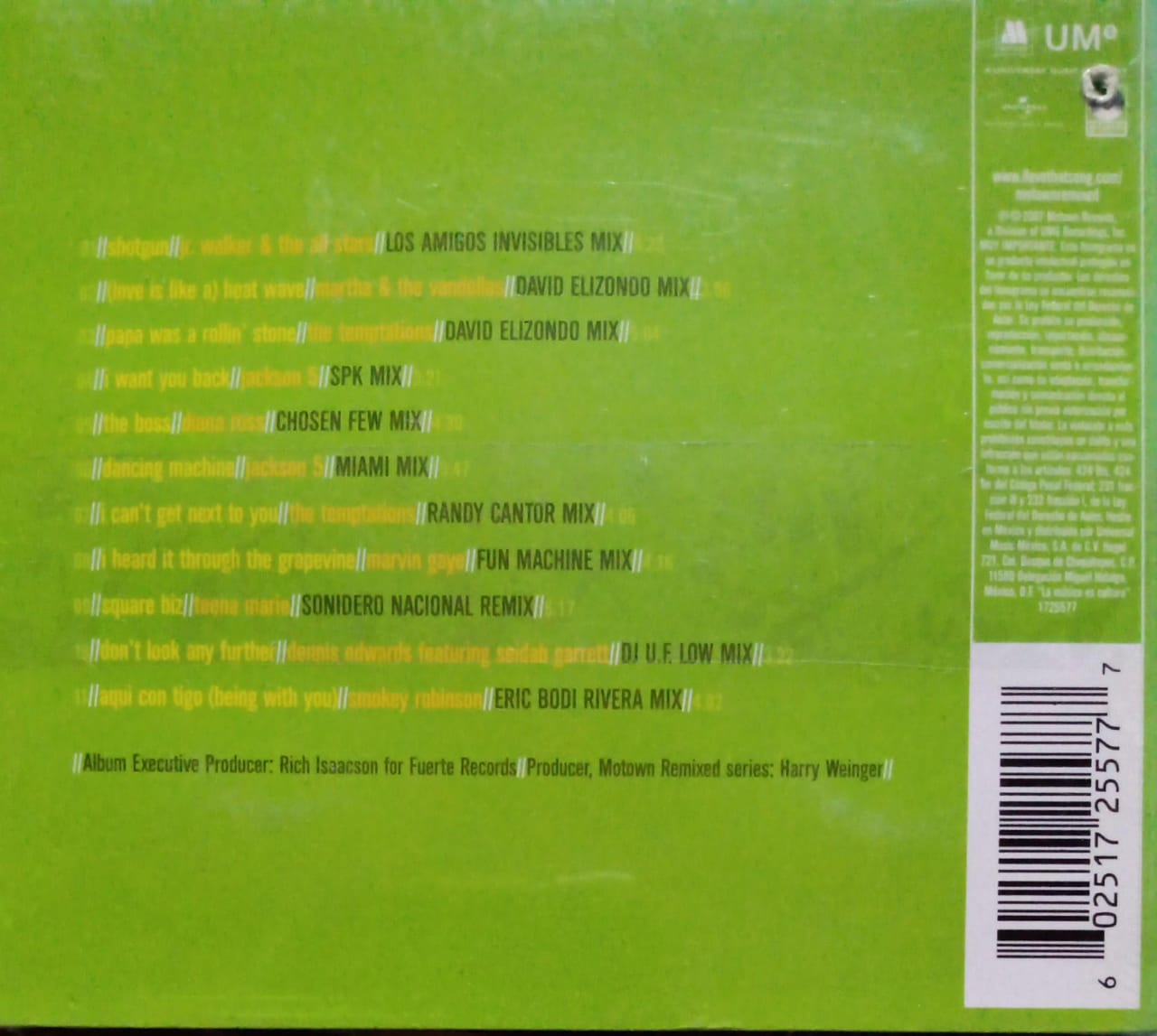Varios – Motown Remixed Vol. 2. CD nuevo.
