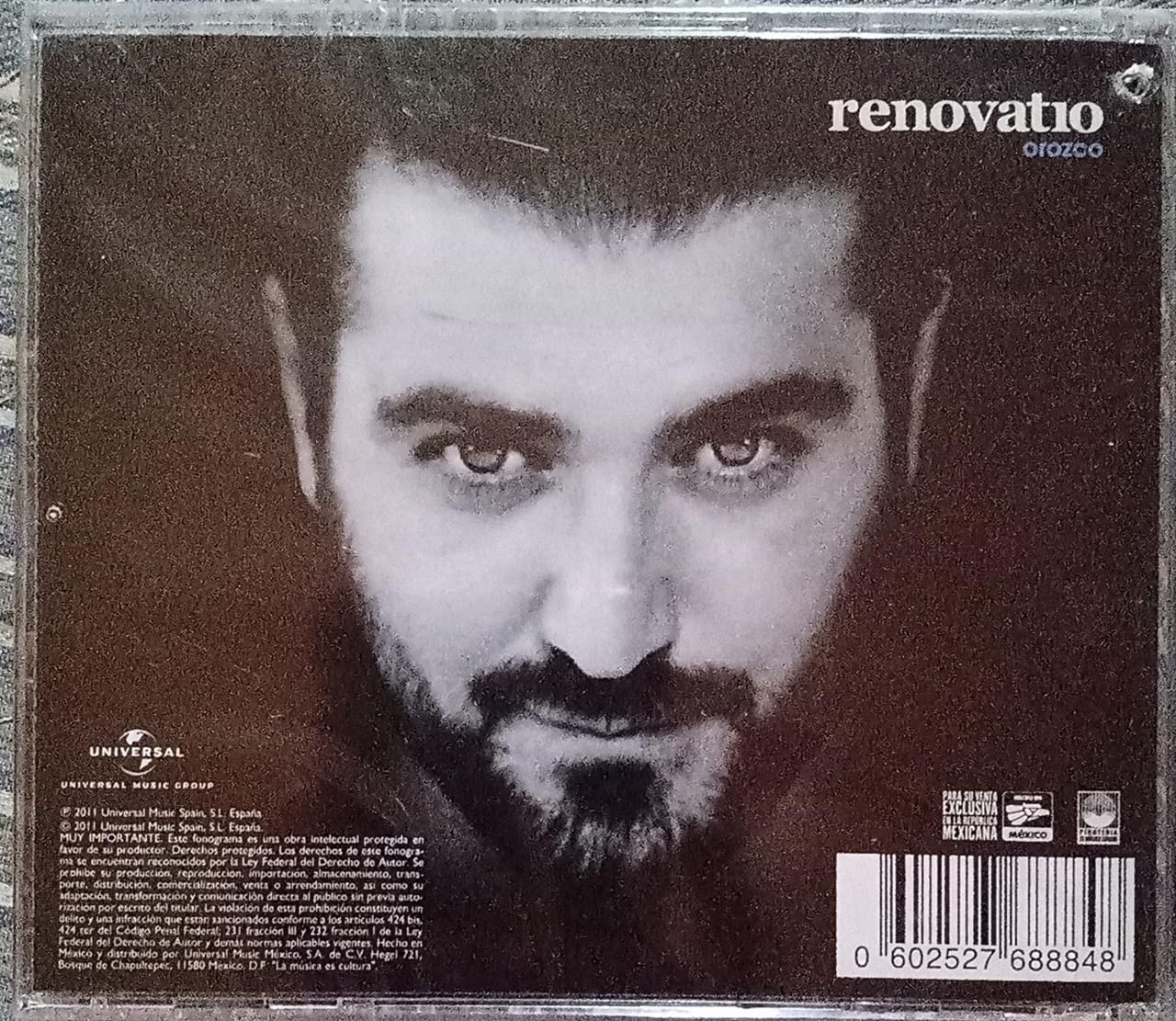 Antonio Orozco – Renovatio. Cd nuevo.