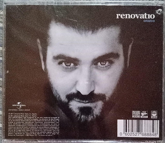 Antonio Orozco – Renovatio. Cd nuevo.