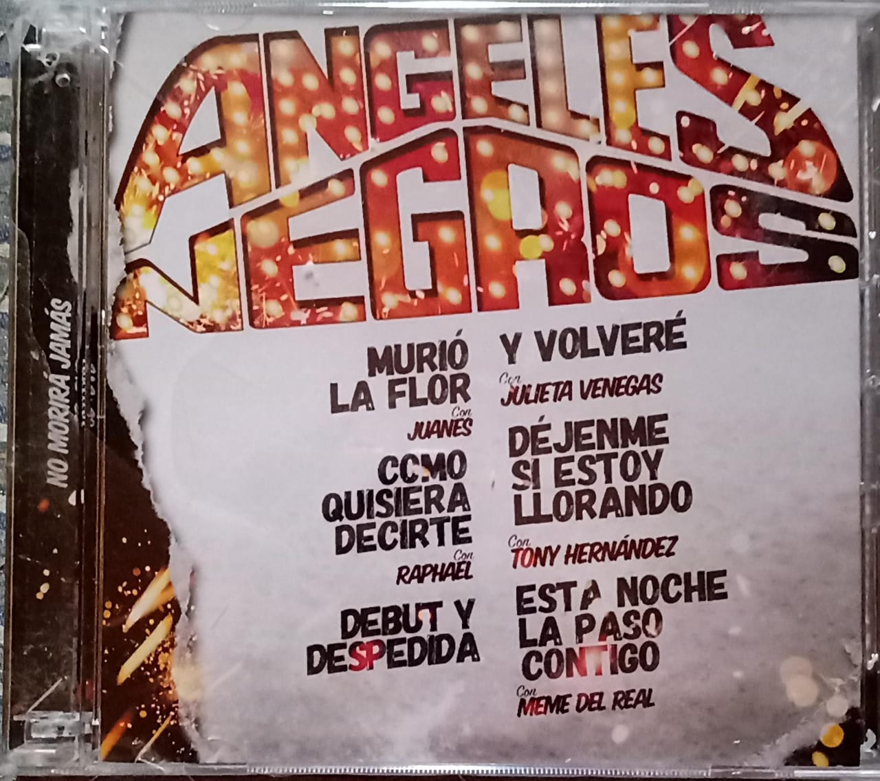 Ángeles Negros – No Morirá Jamás En Vivo. Cd y DVD nuevo.