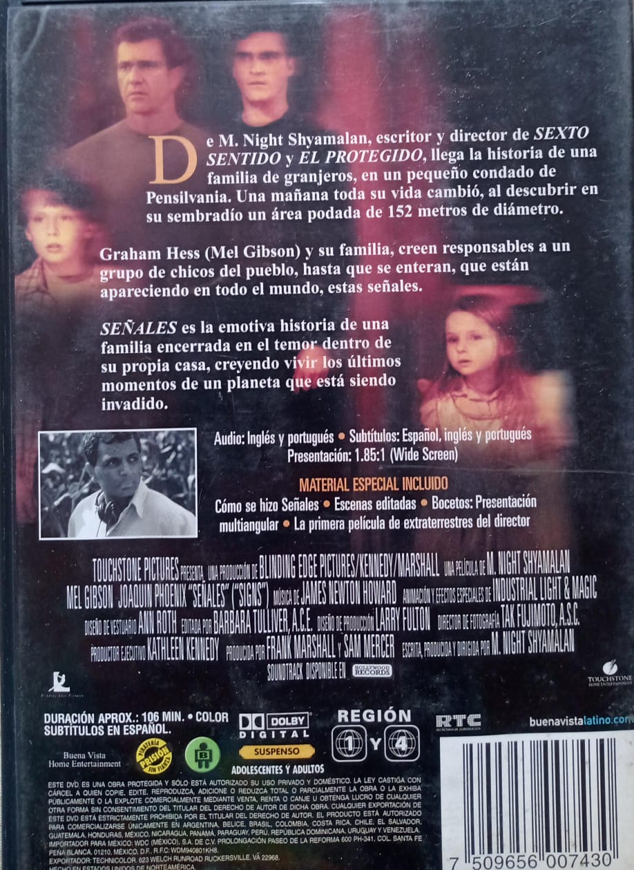 Señales — DVD.