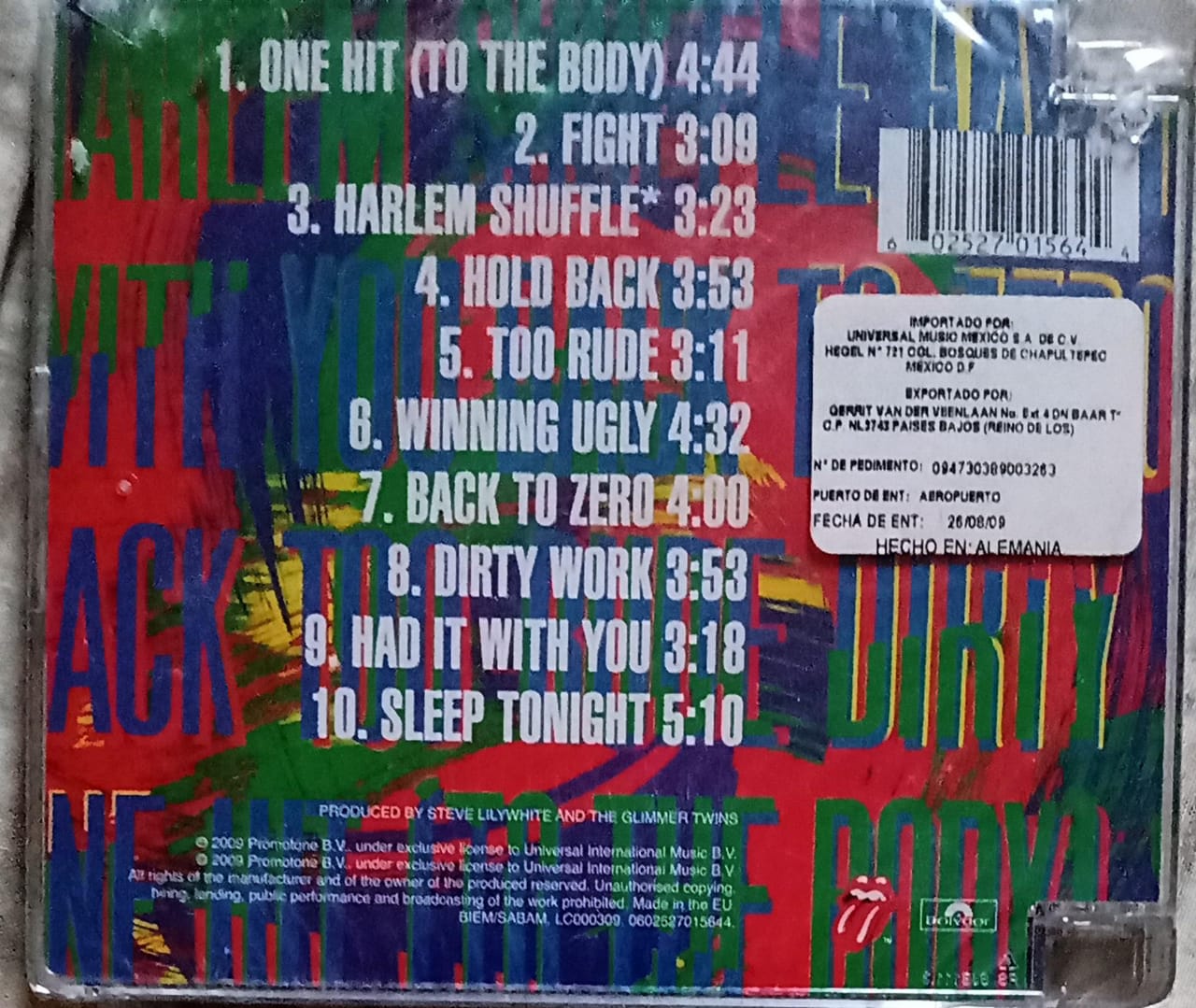 THE ROLLING STONES – DIRTY WORK. Cd nuevo.