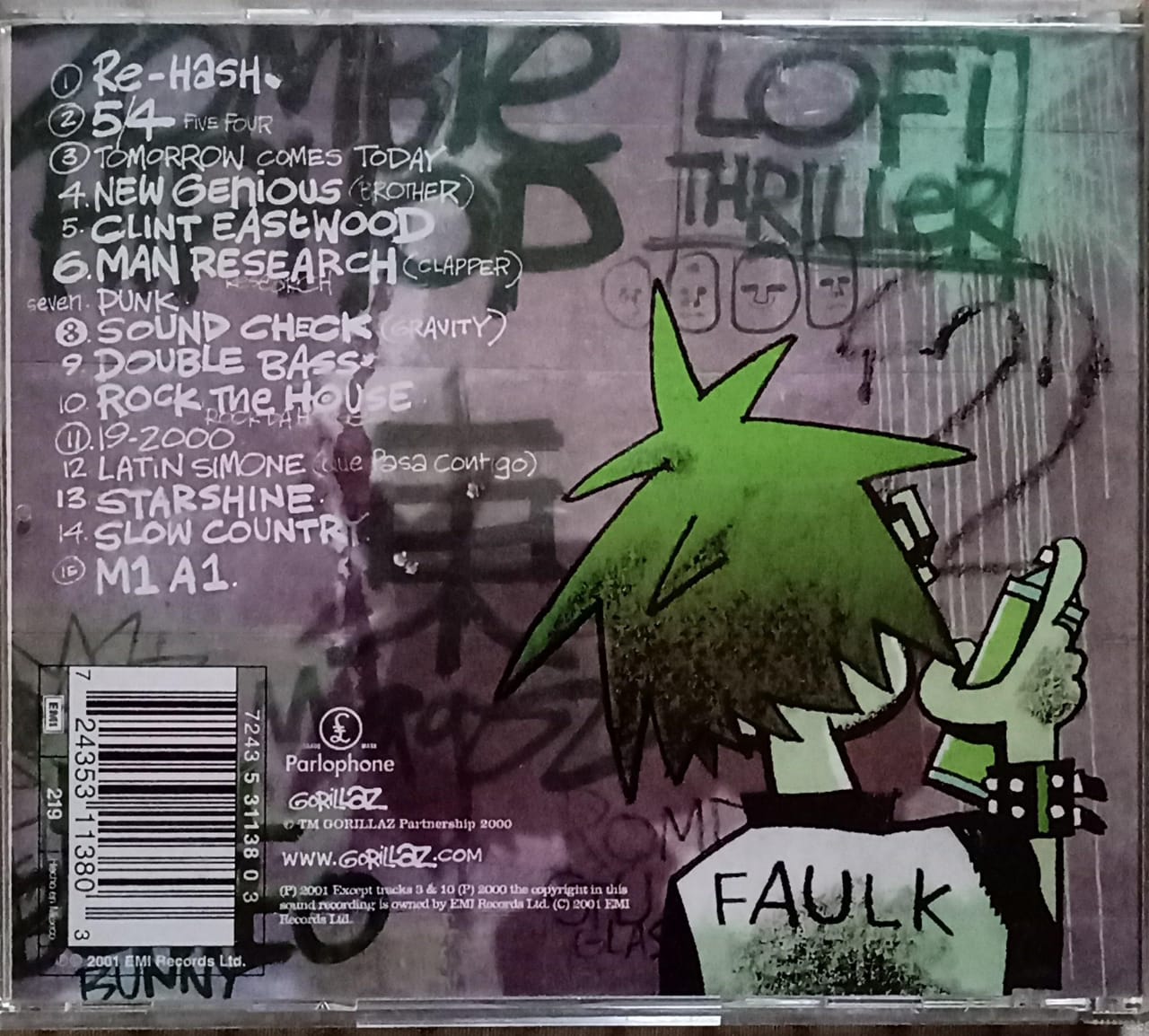 GORILLAZ – GORILLAZ. CD.