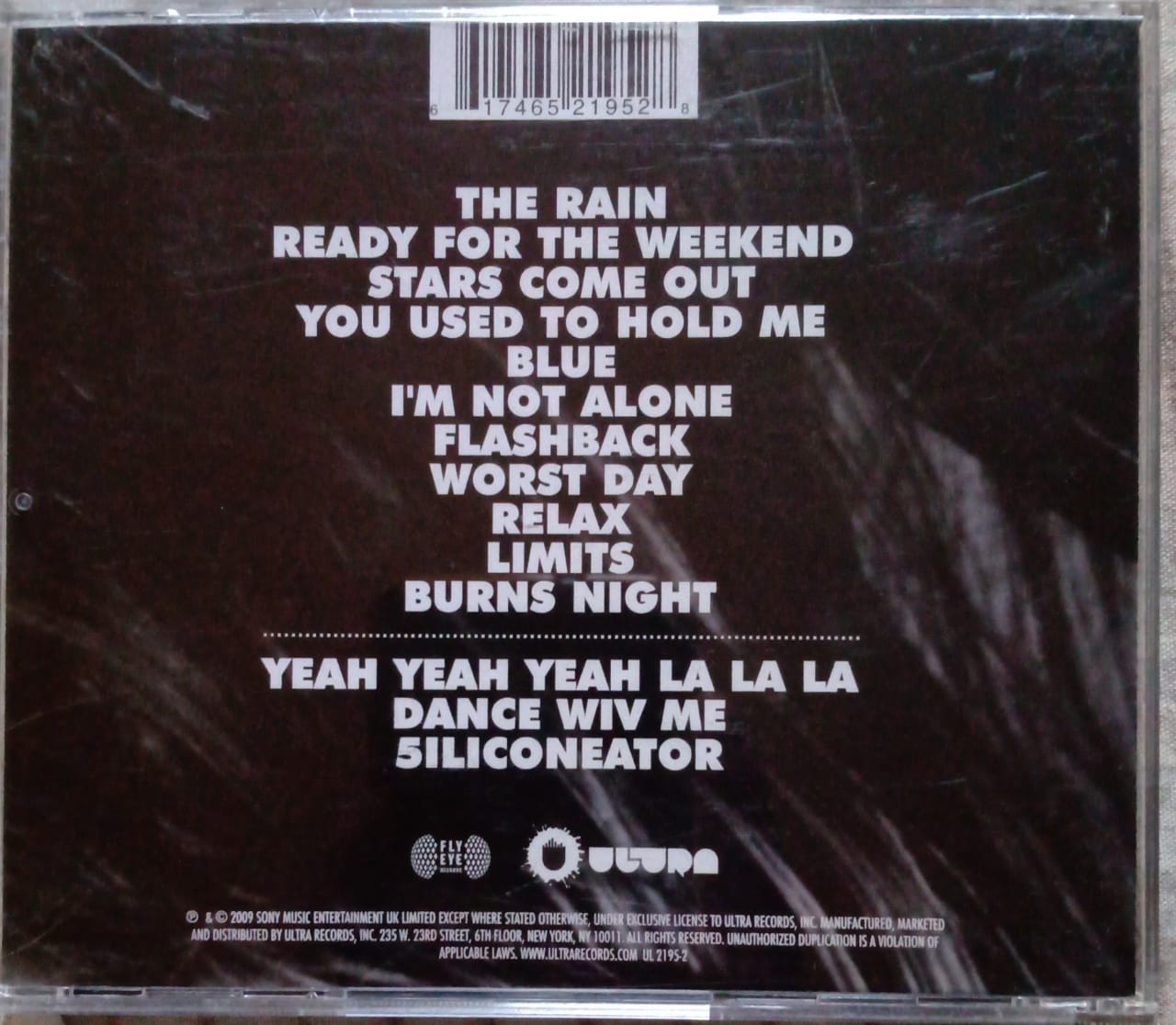💿 CALVIN HARRIS – READY FOR THE WEEKEND. CD.