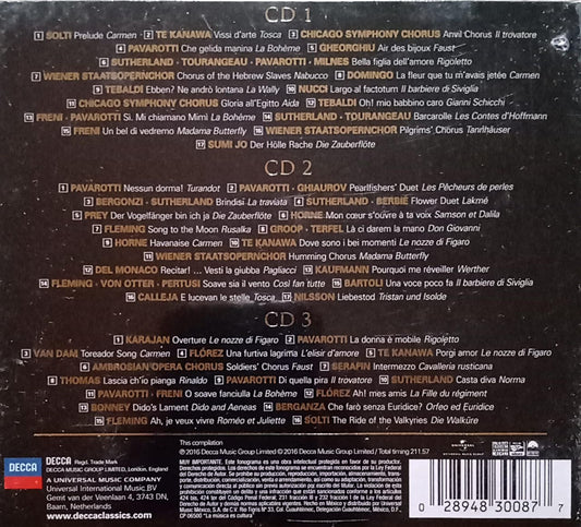 OPERA GOLD: 50 GREATEST TRACKS - VARIOUS ARTISTS. Disco triple nuevo.