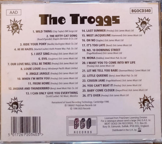The Troggs – From Nowhere / Trogglodynamite. Cd importado excelente estado.