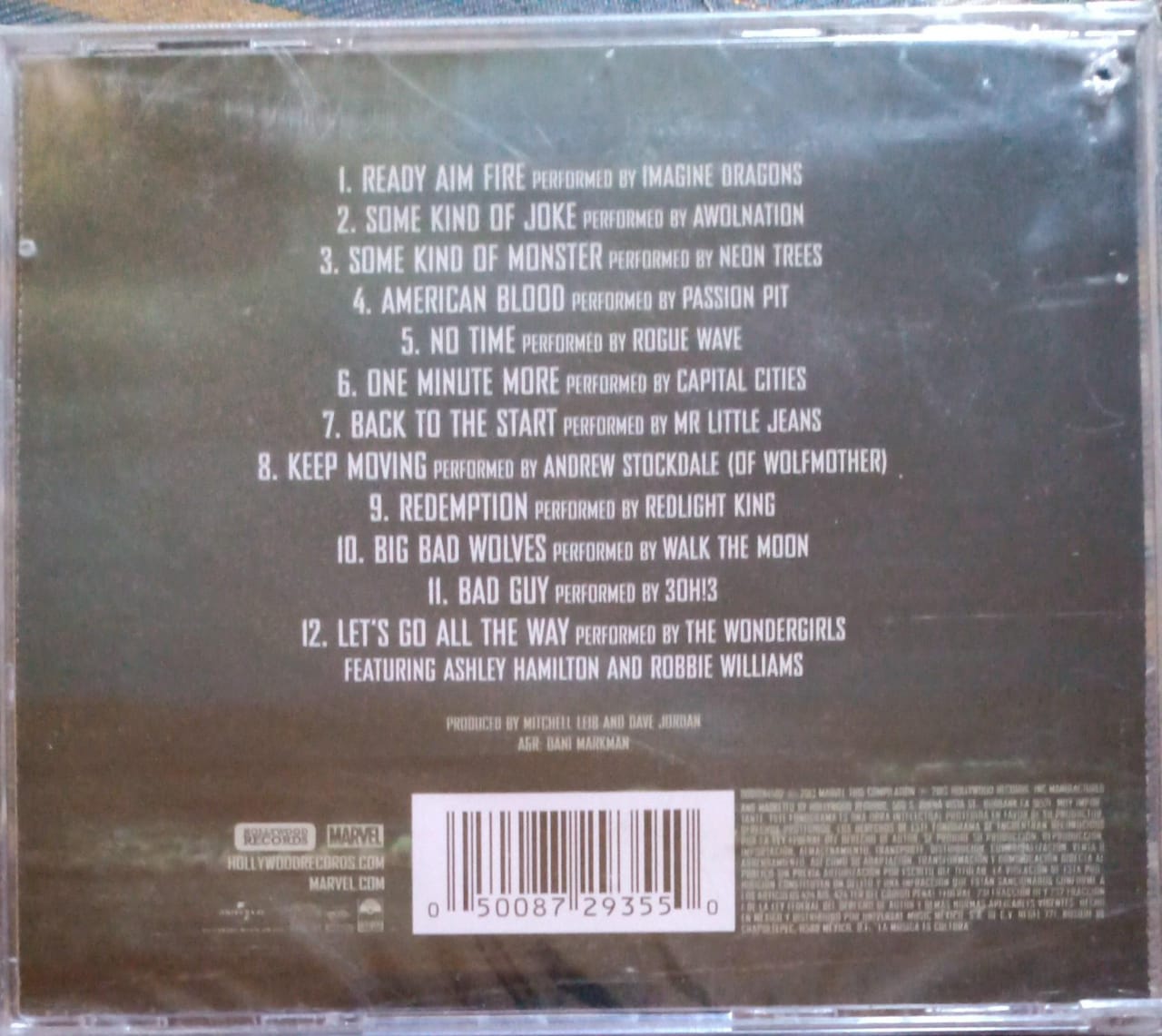 Varios – Iron Man 3 Heroes Fall (Music Inspired By The Motion Picture). Cd nuevo.