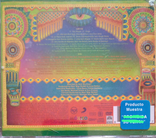 Santana – Corazón: Live from Mexico – Live It to Believe It. Cd doble nuevo.