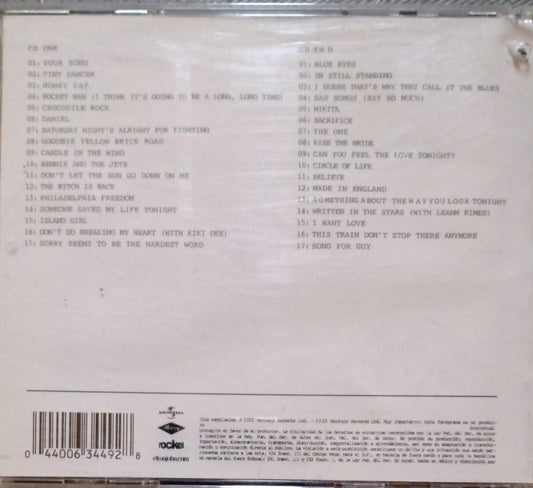 Elton John – Greatest Hits 1970–2002. Cd doble excelente estado.
