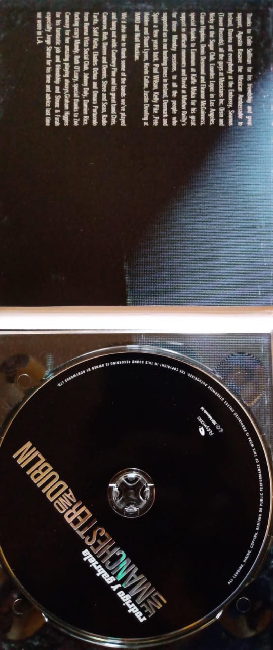 RODRIGO Y GABRIELA – LIVE: MANCHESTER AND DUBLIN. Cd excelente estado.