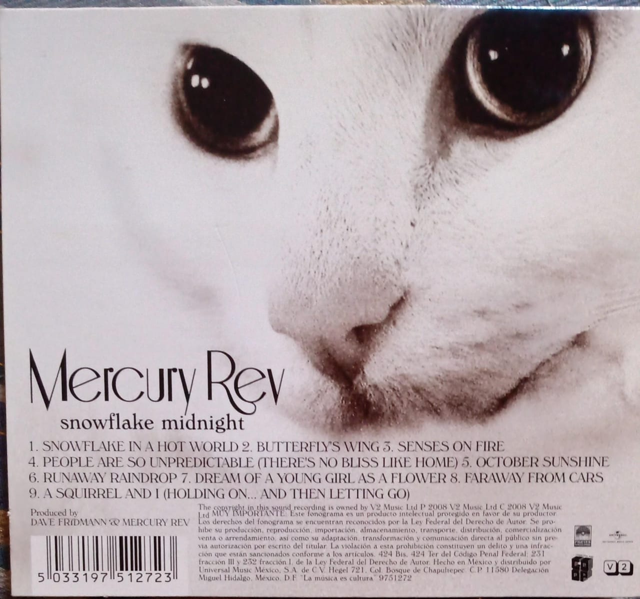MERCURY REV – SNOWFLAKE MIDNIGHT. Cd excelente estado.