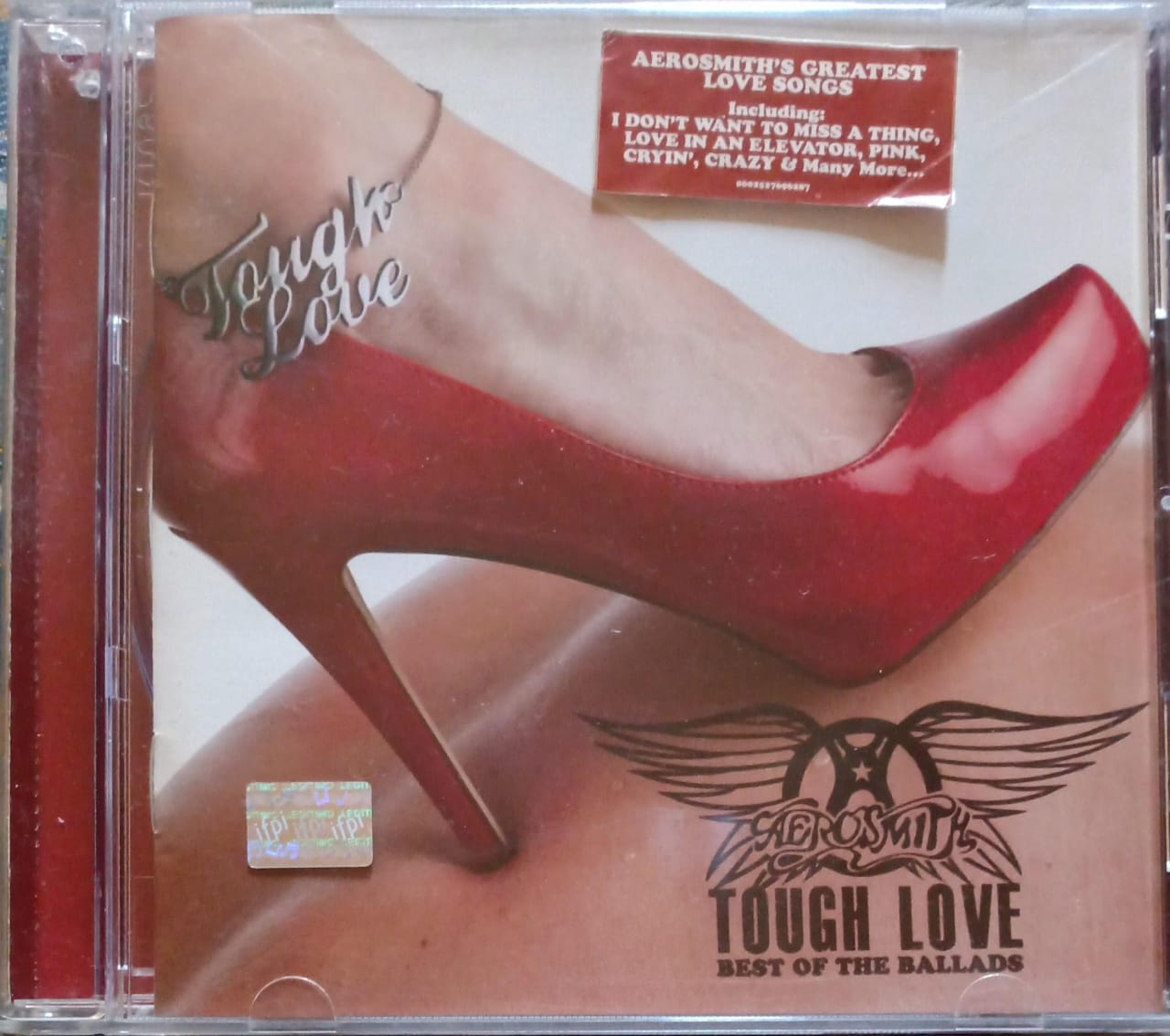 Aerosmith – Tough Love - Best Of The Ballads. Cd excelente estado.