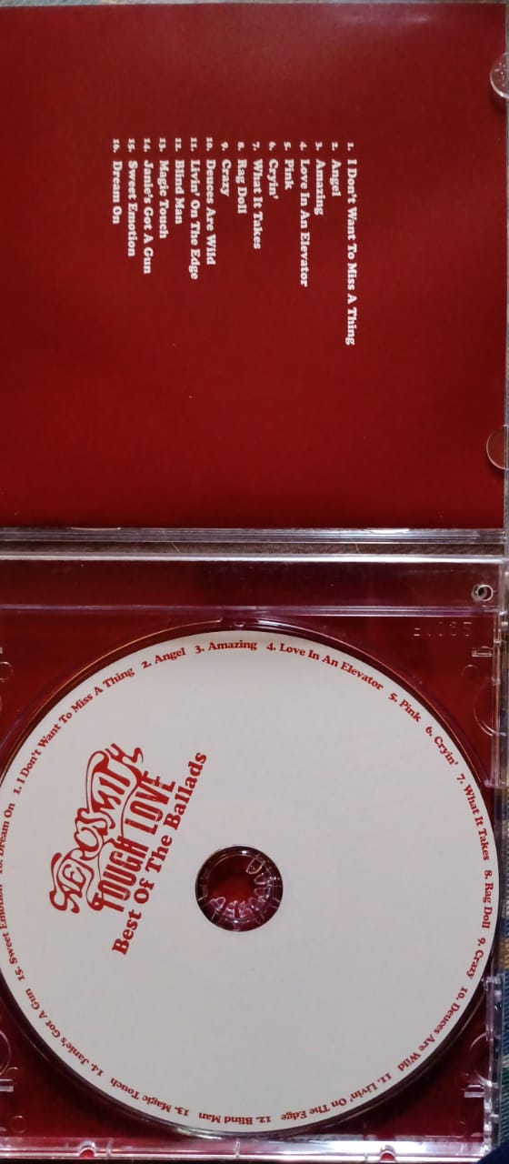 Aerosmith – Tough Love - Best Of The Ballads. Cd excelente estado.
