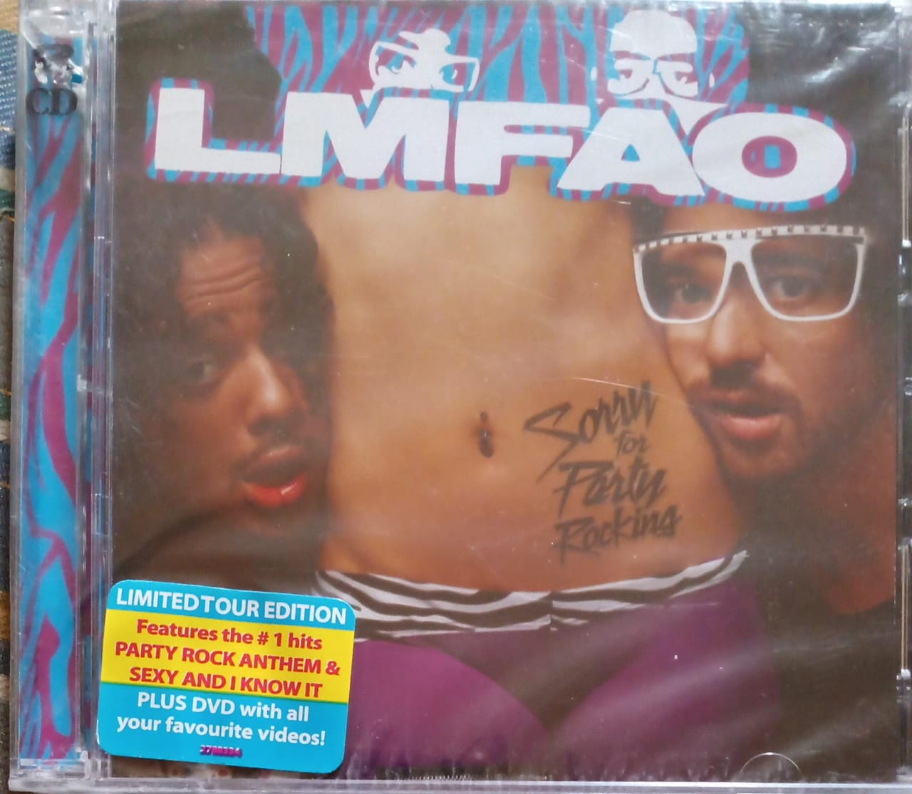 LMFAO – Sorry For Party Rocking. Cd y DVD nuevo.