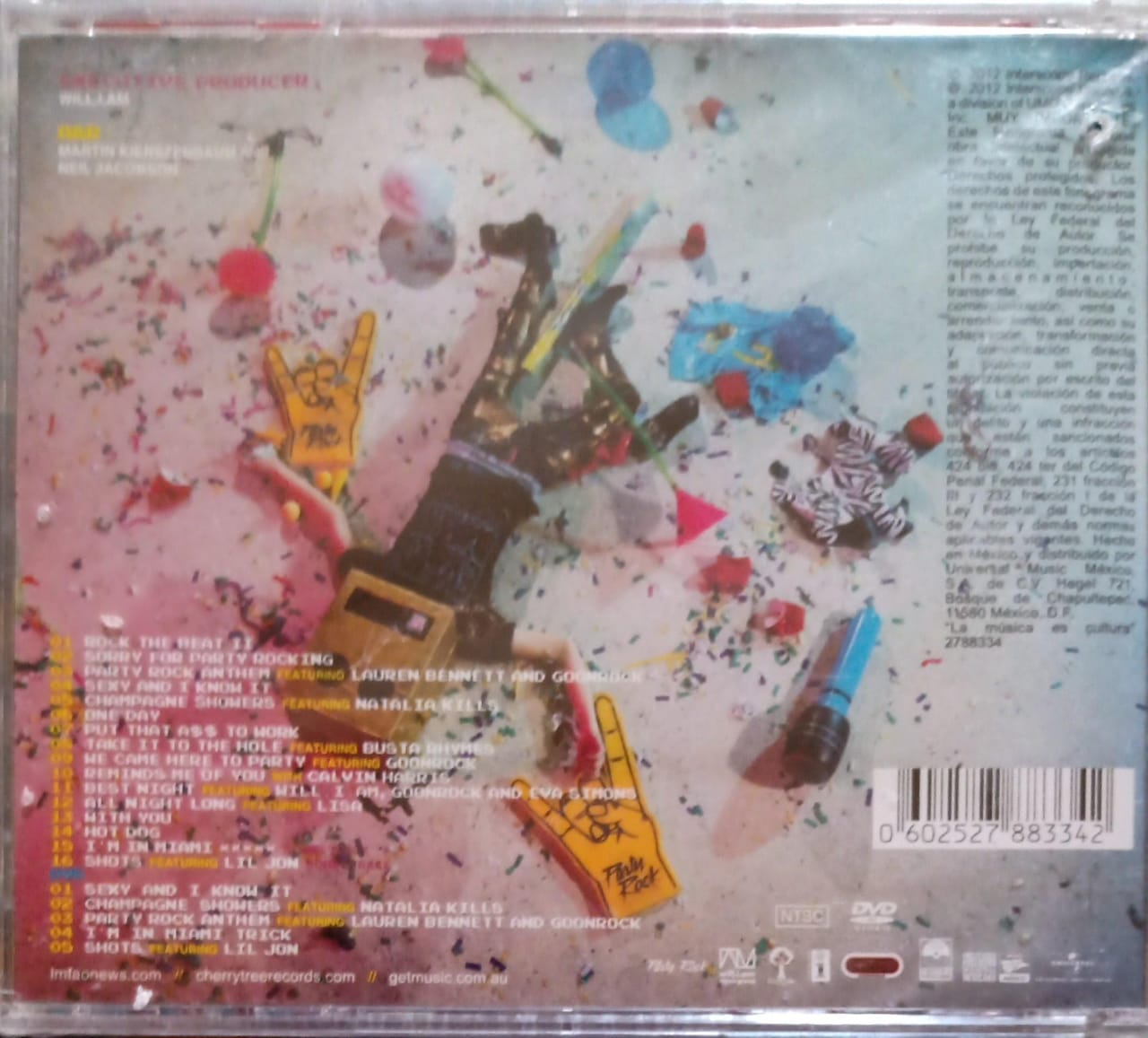LMFAO – Sorry For Party Rocking. Cd y DVD nuevo.