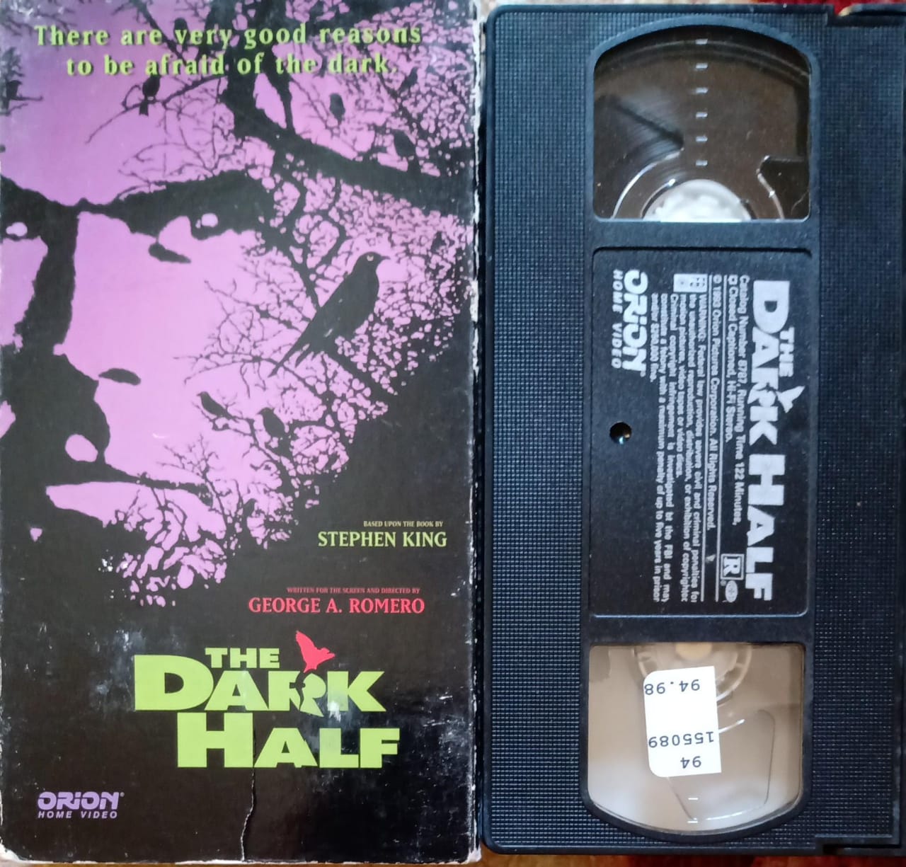 📼 The Dark Half – VHS (1993).