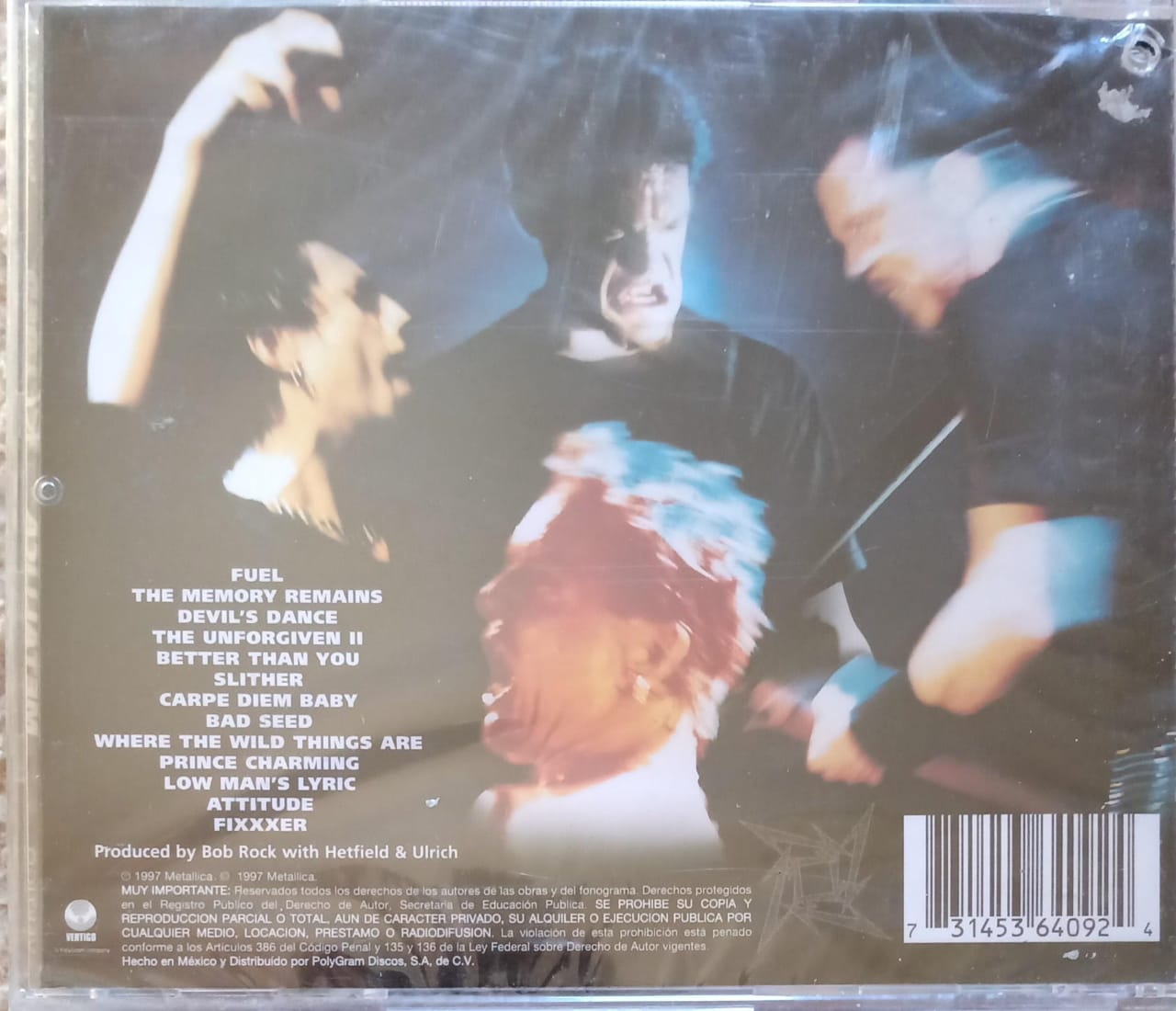 Metallica – ReLoad. Cd nuevo.