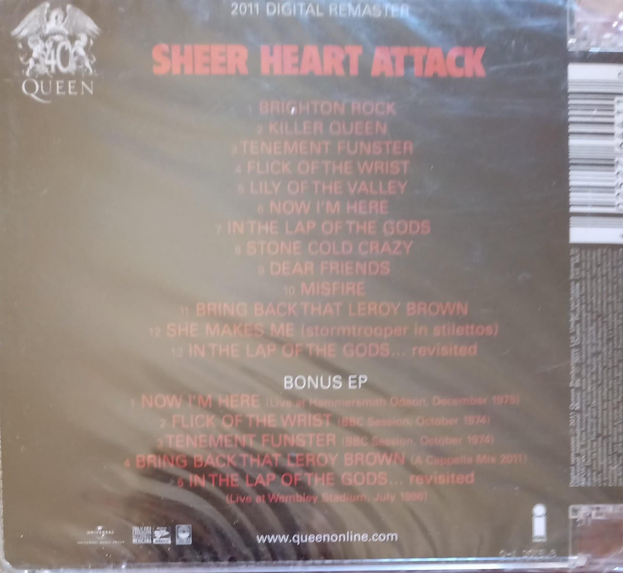 Queen – Sheer Heart Attack. Cd nuevo.