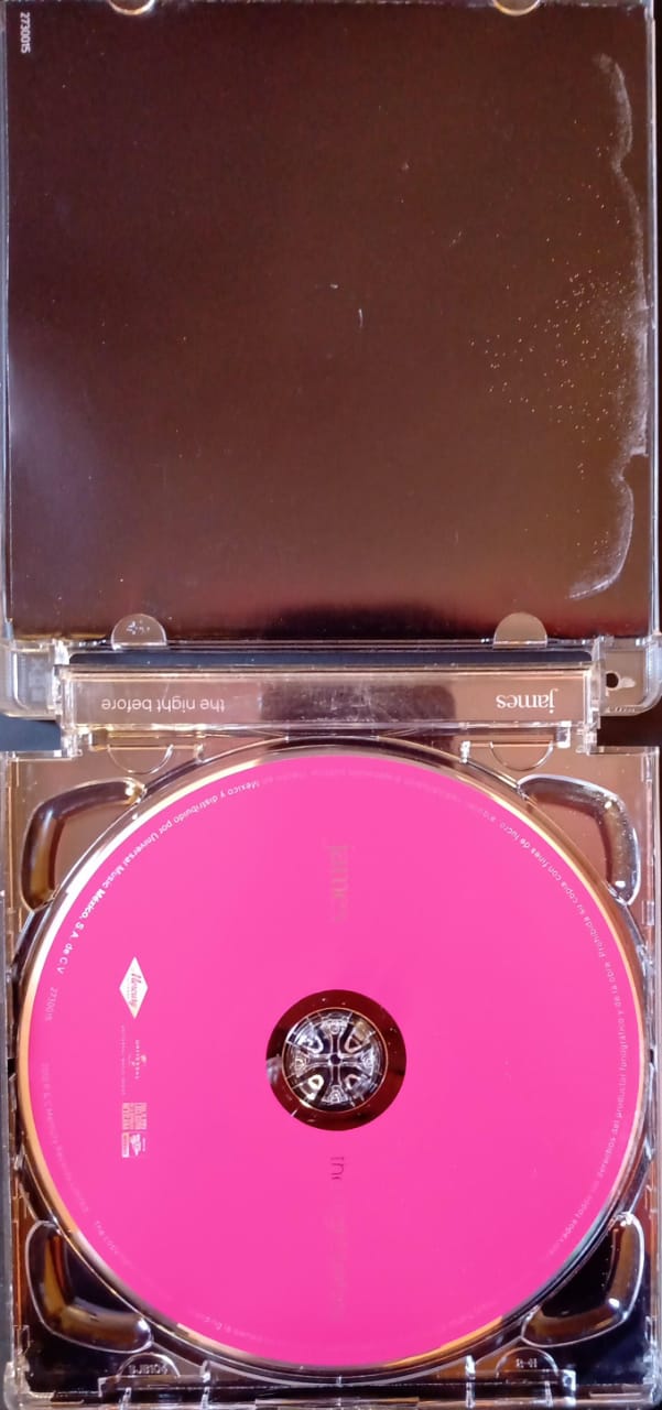 JAMES – The Night Before. Cd excelente estado.